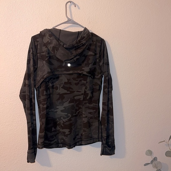 Lululemon Hooded Define Jacket Incognito Camo Gator Green ICMI LW4BCJS - Picture 3 of 7